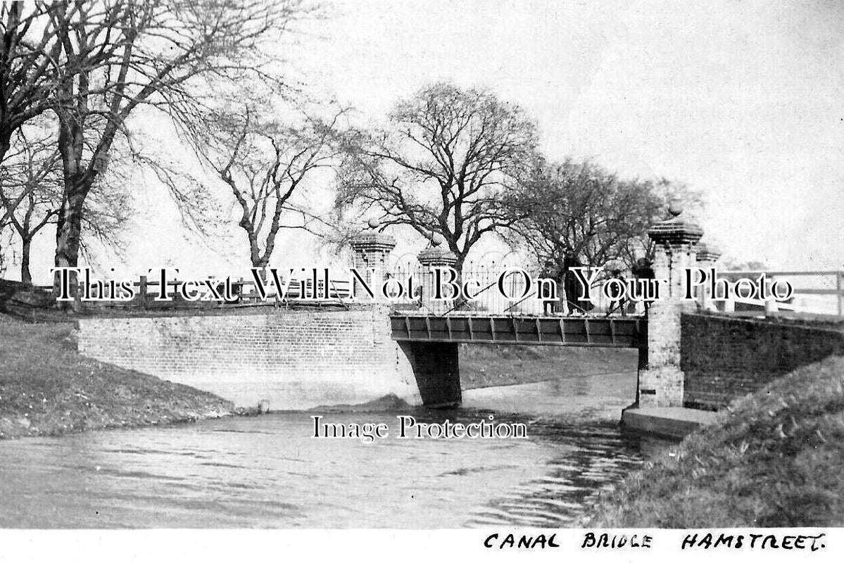KE 4843 - Canal Bridge, Hamstreet, Kent c1910
