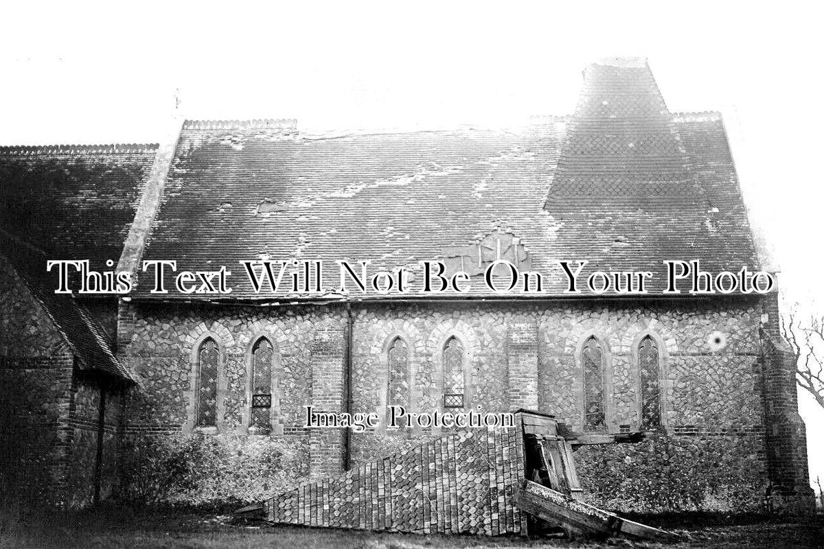KE 4866 - Storm Damage, Swalecliffe Church, Kent