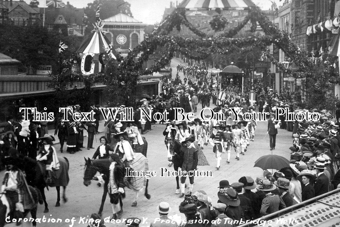 KE 4891 - Coronation Of King George V Procession, Tunbridge Wells 1911