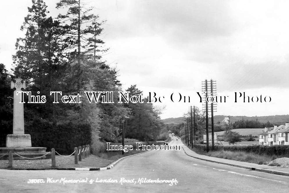 KE 499 - London Road & War Memorial, Hildenborough, Kent