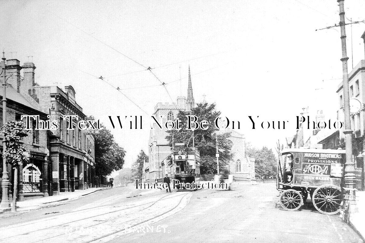 KE 5003 - High Street, Barnet, Kent c1915