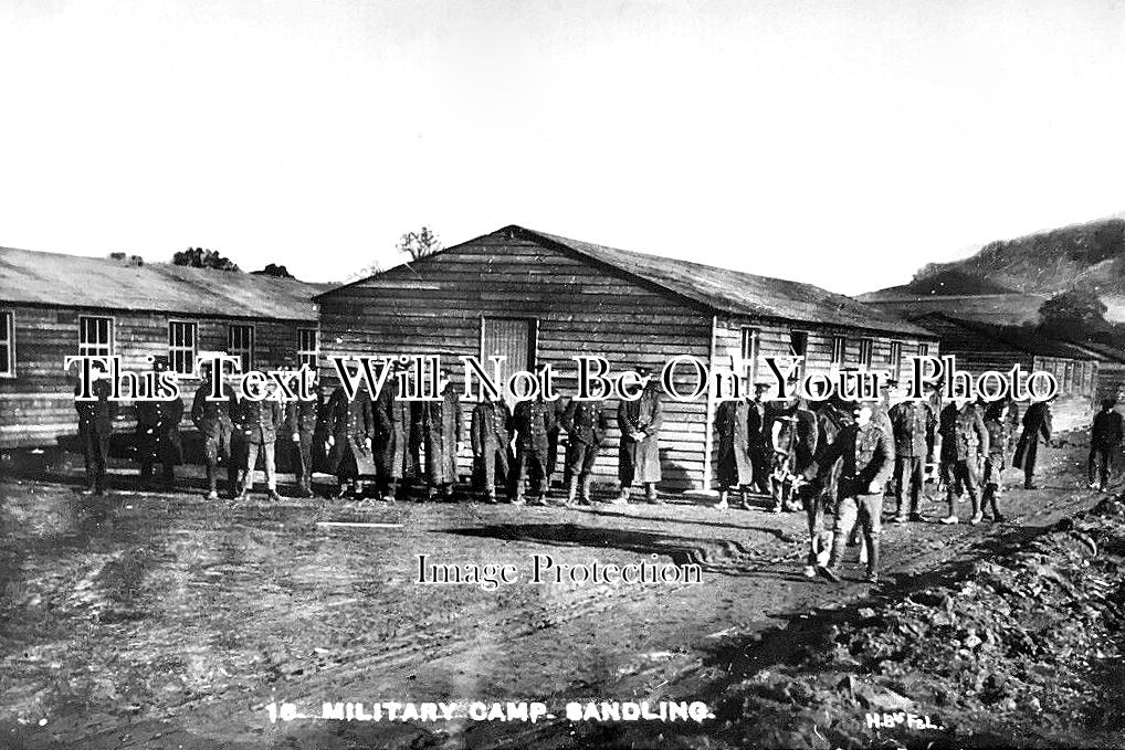 KE 5158 - Military Camp, Sandling, Folkestone, Kent