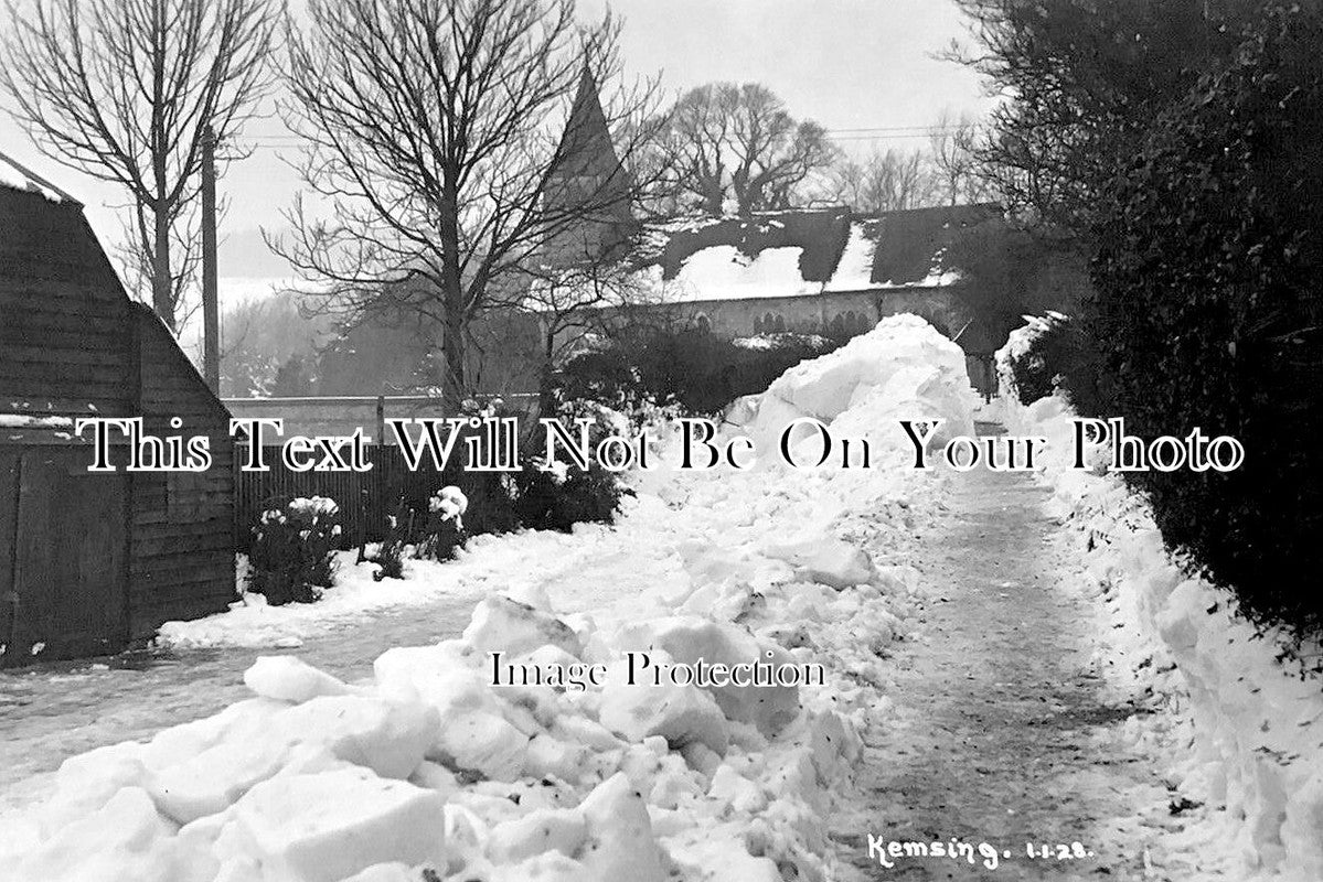 KE 5172 - Kemsing In The Snow, Kent