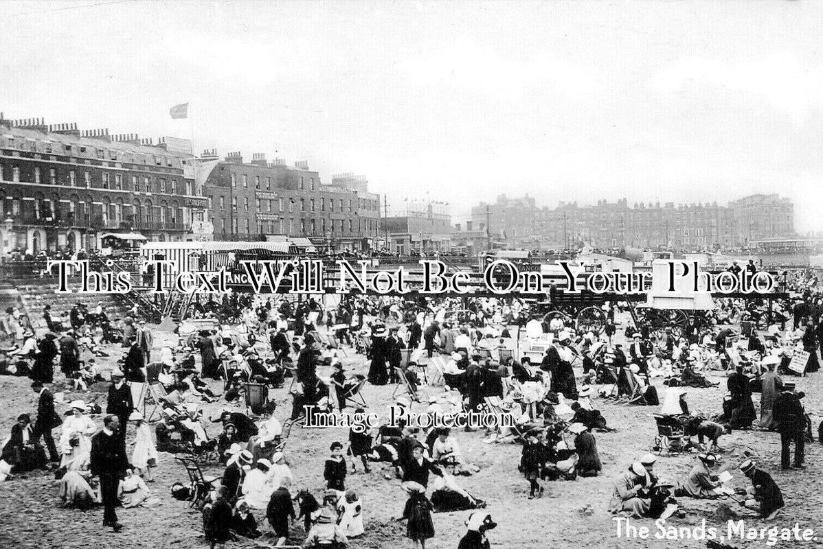 KE 5263 - The Sands, Margate, Kent c1910