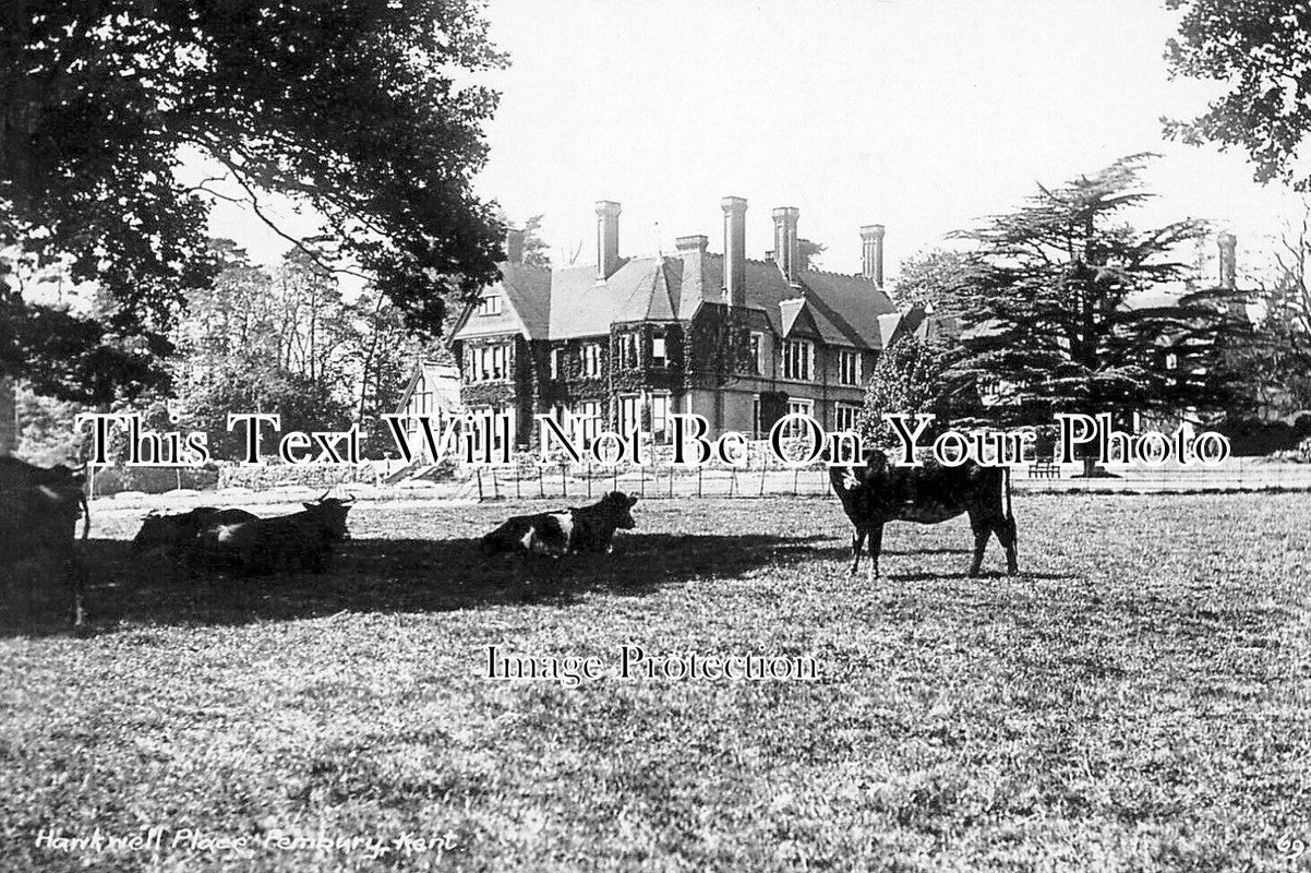 KE 5332 - Hawkwell Place, Pembury, Kent c1918