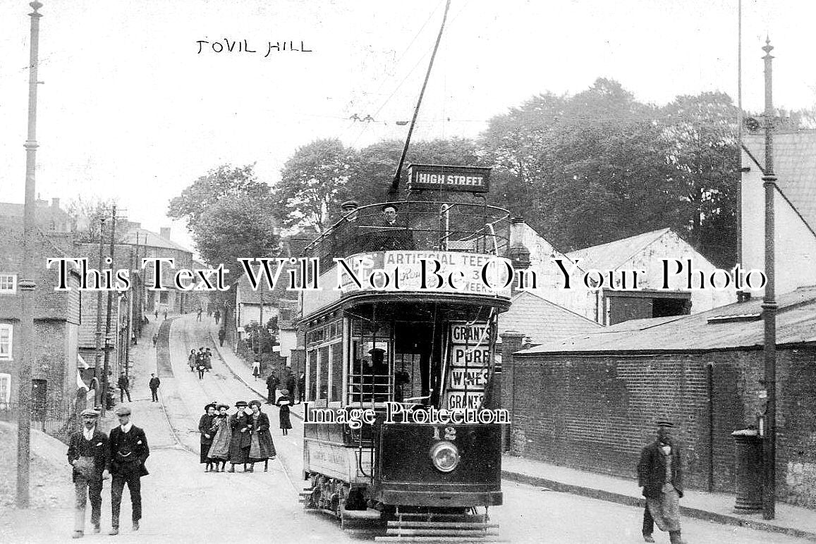 KE 5379 - Tram Car On Tovil Hill, Maidstone, Kent