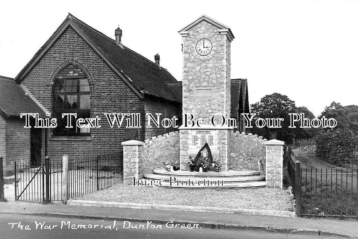 KE 5653 - Dunton Green War Memorial, Kent