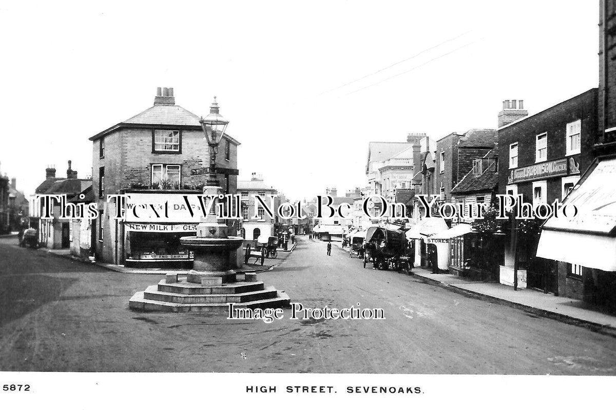 KE 5715 - High Street, Sevenoaks, Kent c1914