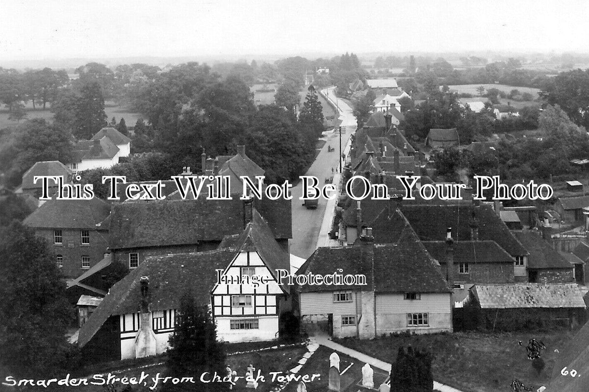 KE 5753 - Smarden Street From Church Tower, Kent