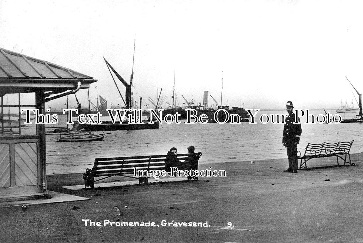 KE 5817 - The Promenade, Gravesend, Kent c1913