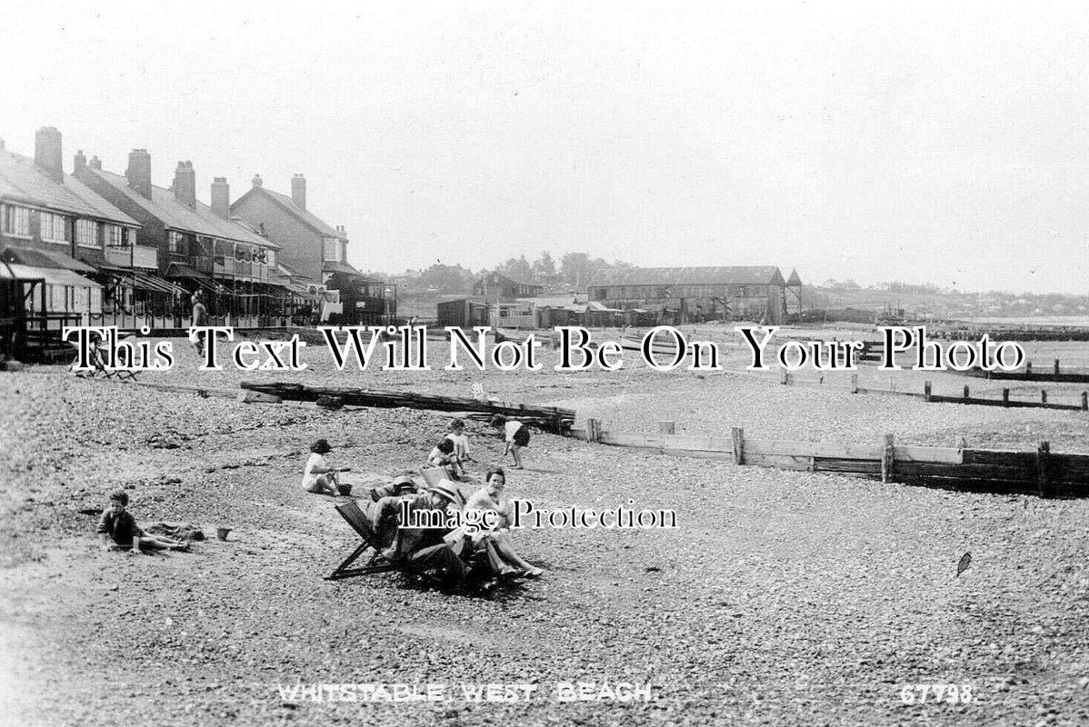KE 5831 - Whitstable West Beach, Tankerton, Kent