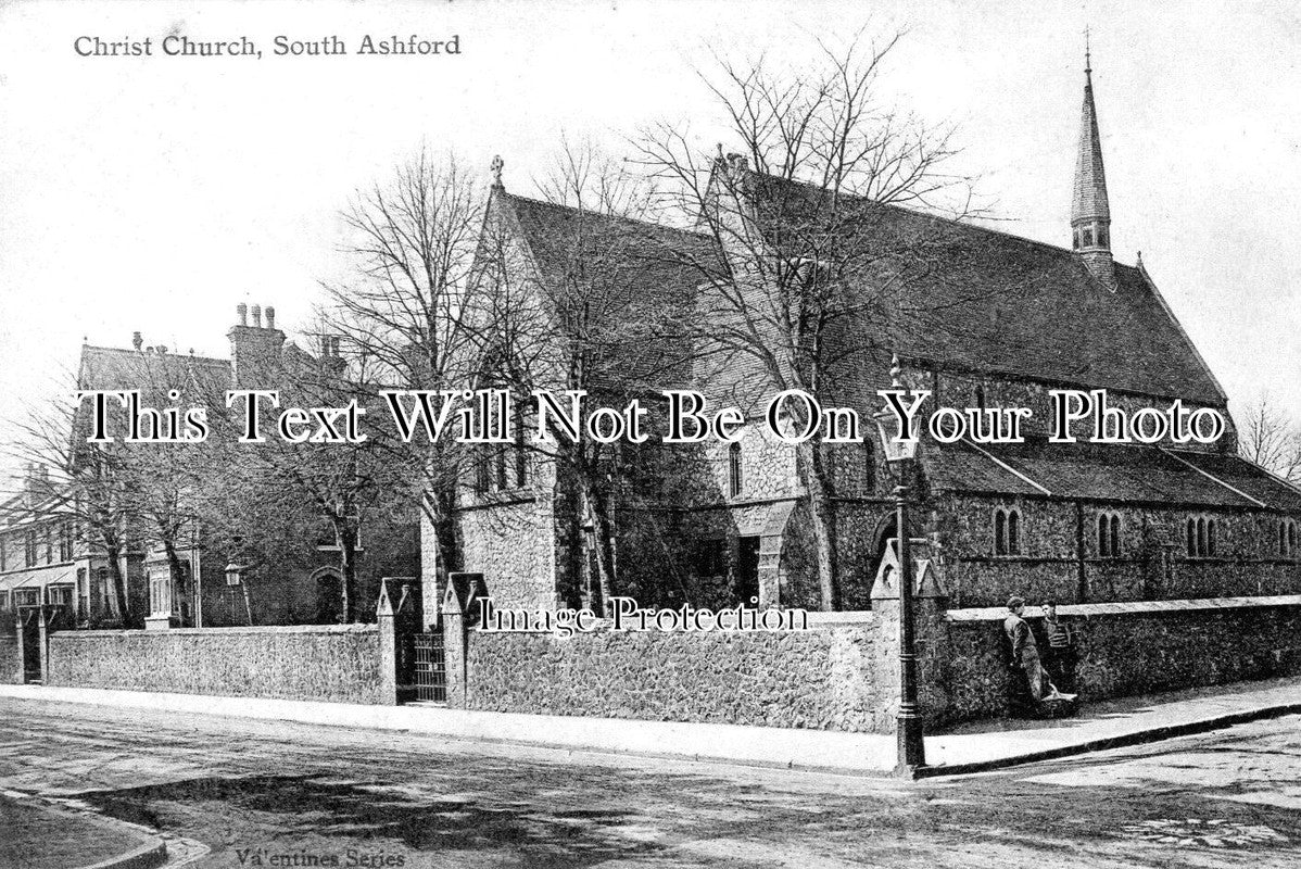 KE 5845 - Christ Church, South Ashford, Kent c1907