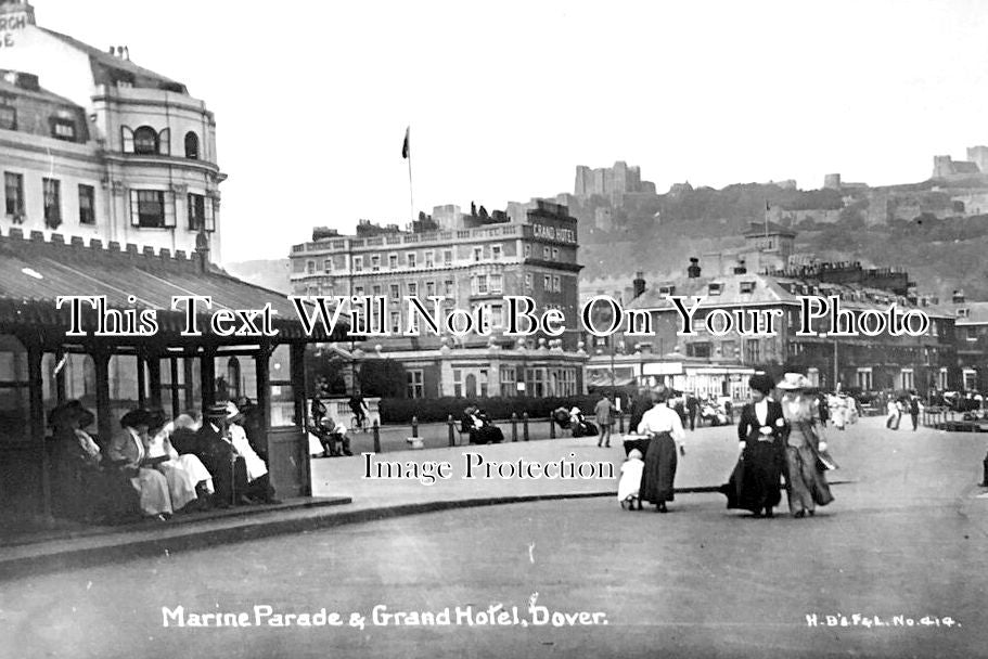 KE 5895 - Marine Parade & Grand Hotel, Dover, Kent