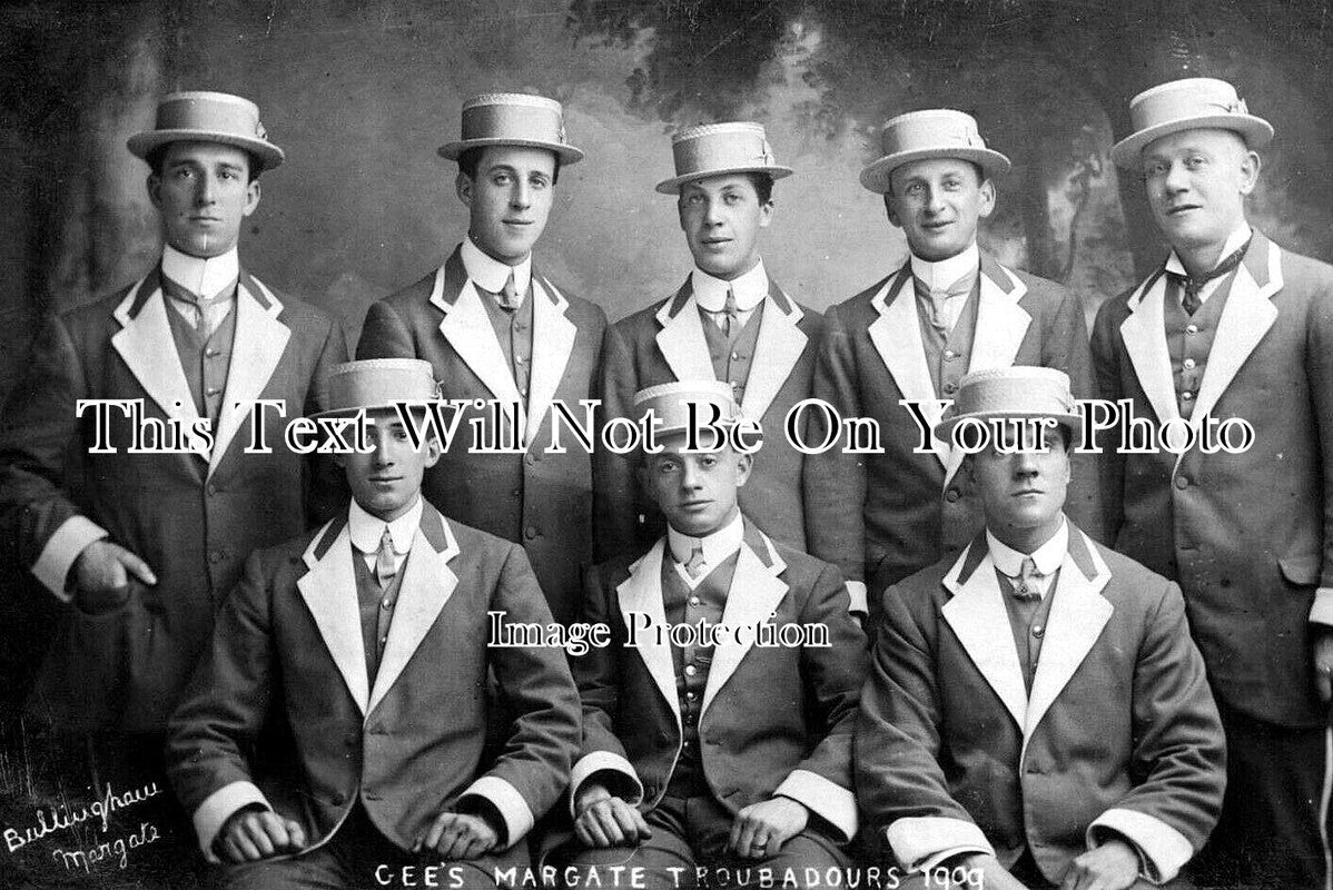 KE 5931 - Gees Margate Troubadours, Margate, Kent 1909