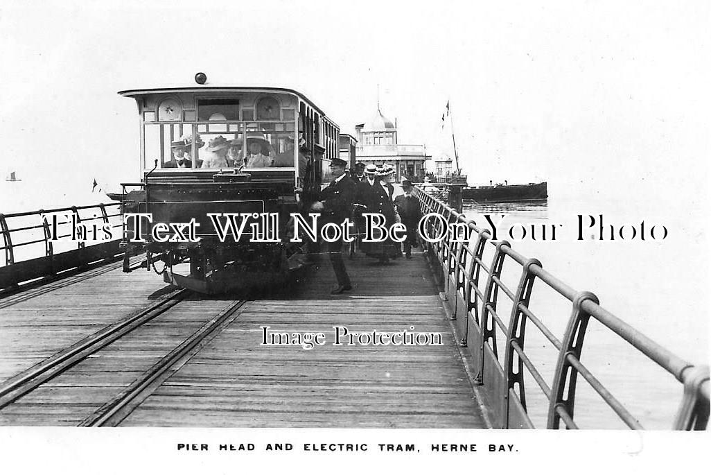 KE 5967 - Pier Head & Electric Tram, Herne Bay, Kent