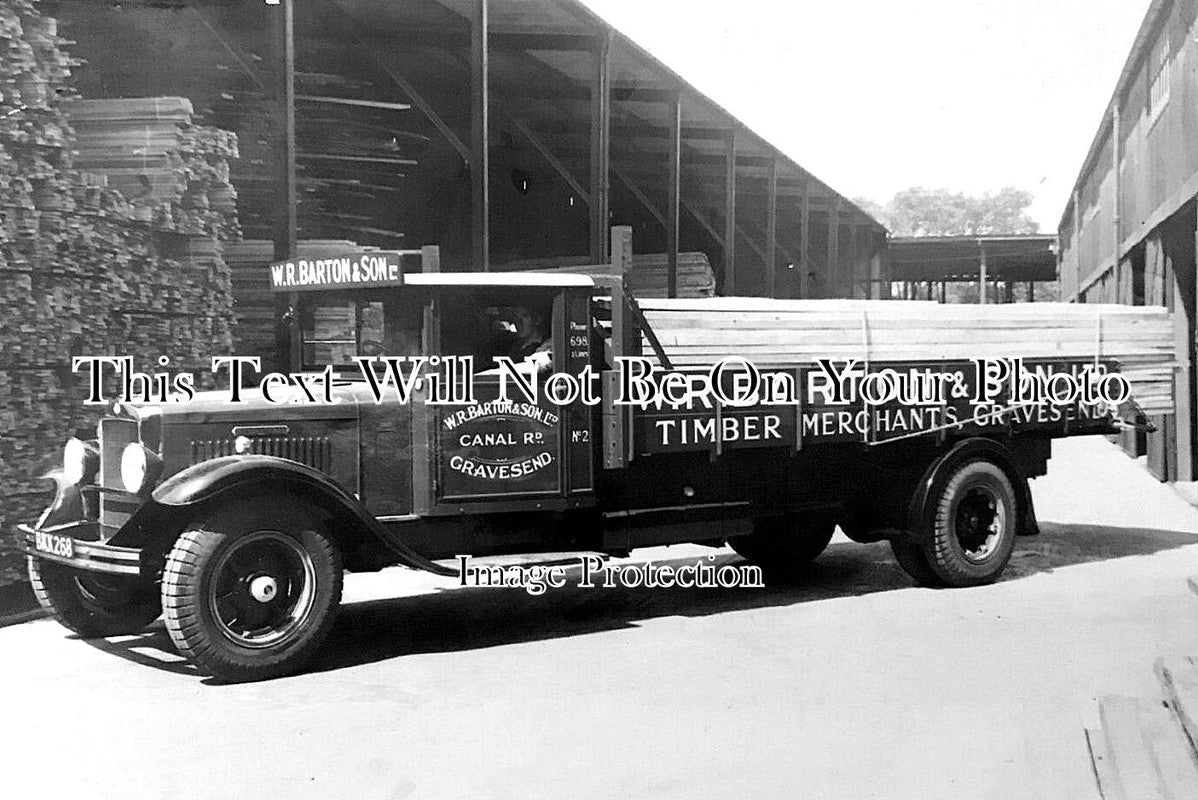 KE 6057 - W R Barton & Son Timber Merchant Lorry, Gravesend, Kent