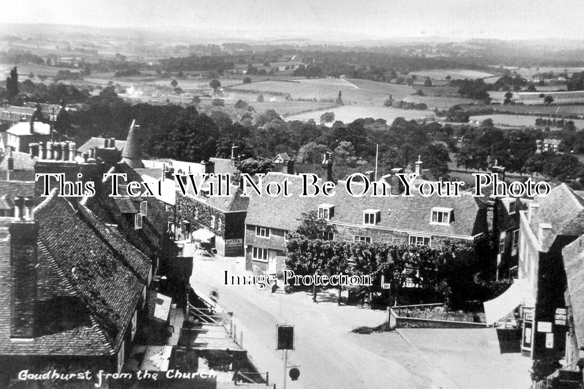 KE 6086 - Goudhurst From The Church, Kent