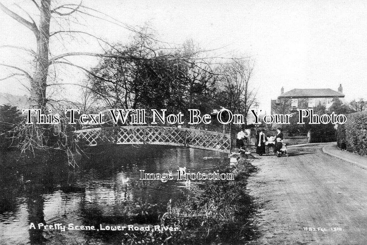 KE 6120 Lower Road River Near Dover, Kent JB Archive