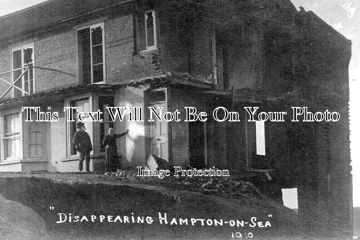 KE 6121 - Dissapearing Hampton On Sea, Kent 1910