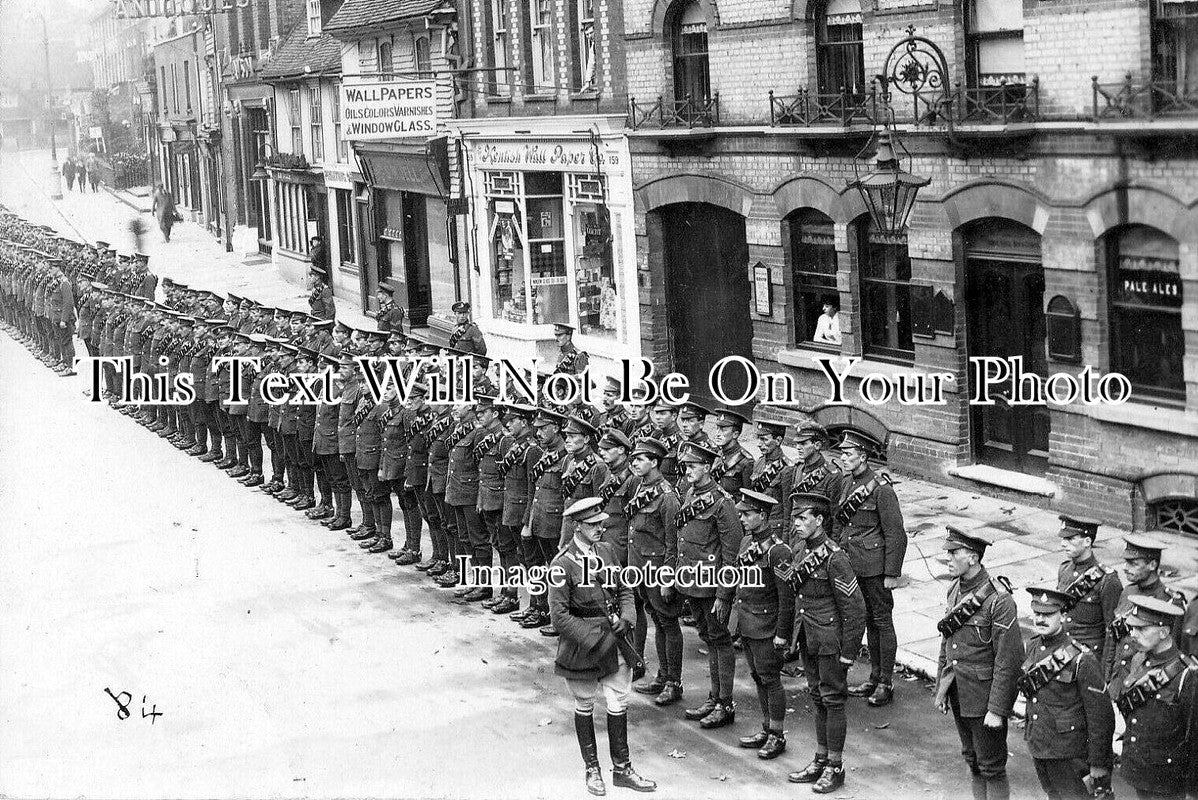 KE 6239 - Military Troop Inspection, Tonbridge High Street, Kent