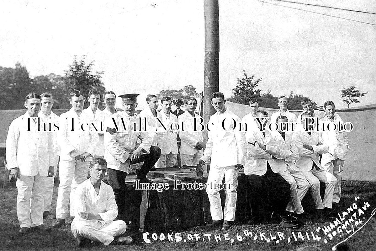 LA 2210 - 6th Kings Liverpool Regiment, Cooks At Camp, Lancashire