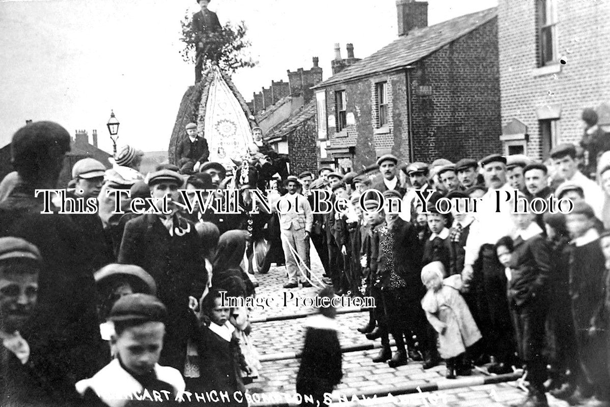 LA 2211 - The Rushcart At High Crompton, Shaw, Lancashire c1907