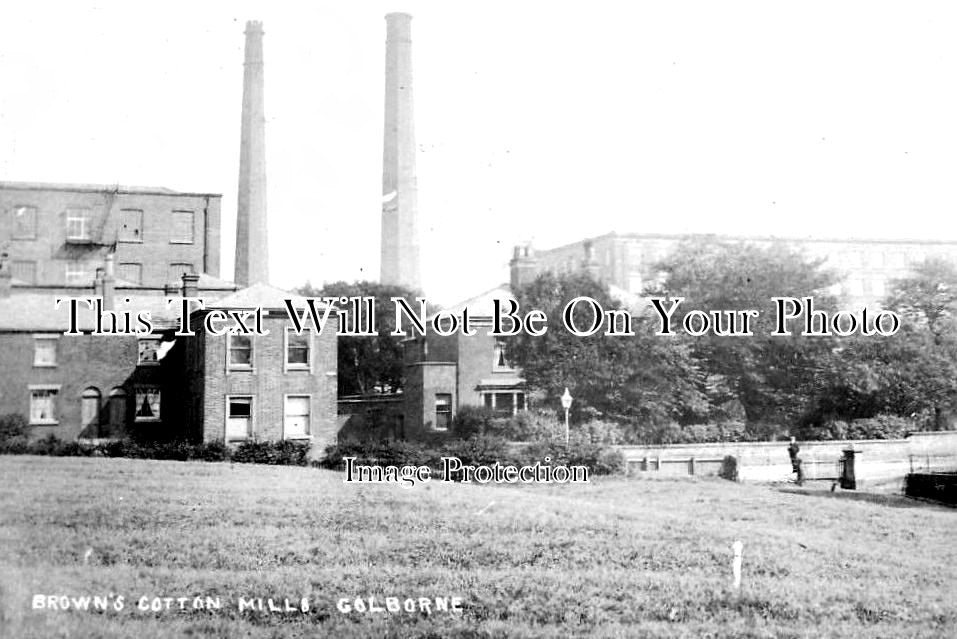 LA 2219 - Browns Cotton Mills, Golborne, Lancashire c1906
