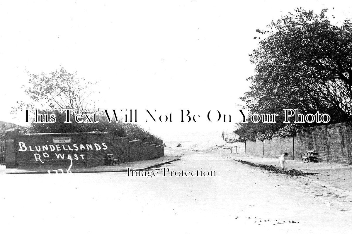 LA 2255 - Blundellsands Road West, Crosby, Waterloo, Liverpool, Lancashire c1921