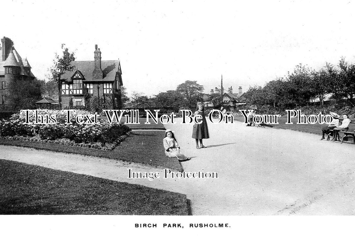LA 2258 - Birch Park, Rusholme, Manchester, Lancashire c1907