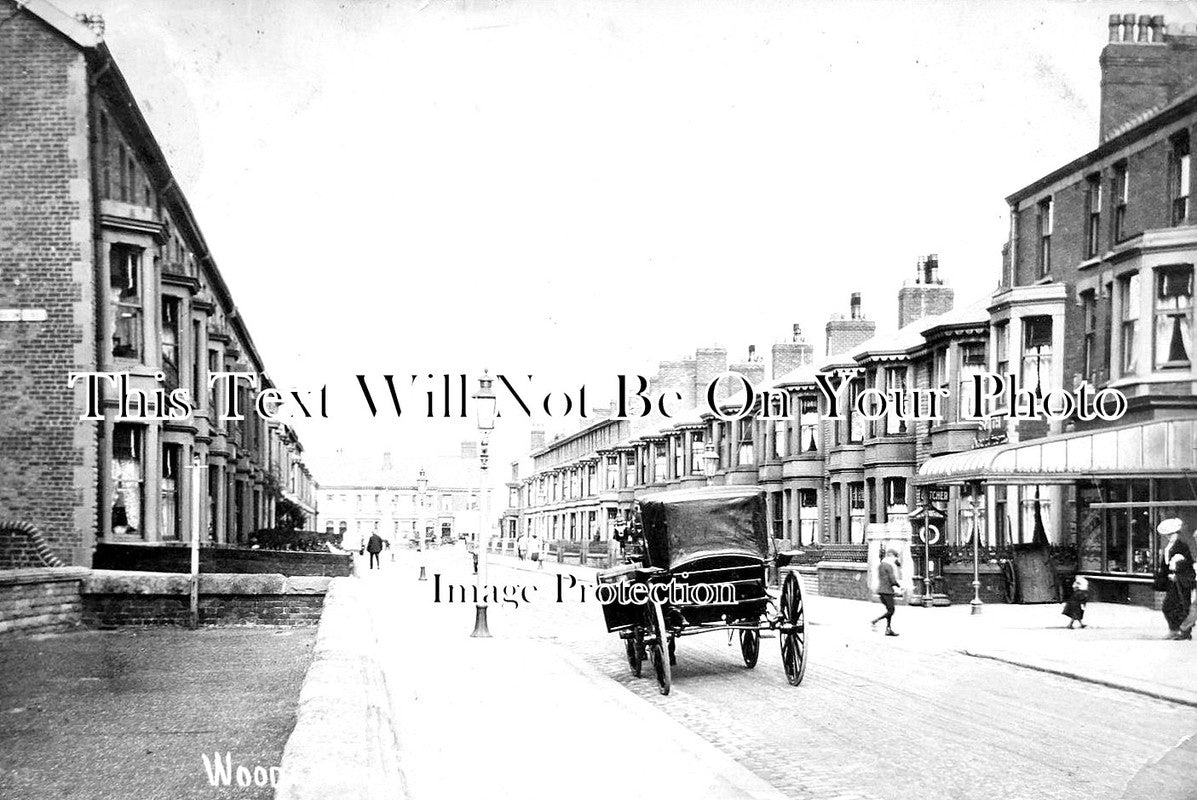 LA 2409 - Woodfield Road, South Shore, Blackpool, Lancashire c1906