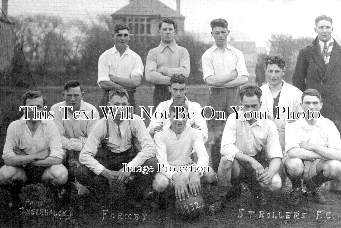 LA 2419 - S T Strollers Football Team, Formby, Lancashire