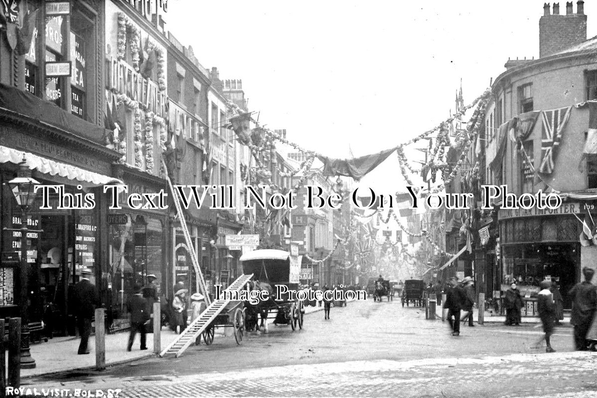 LA 2481 - Royal Visit, Bold Street, Liverpool, Lancashire