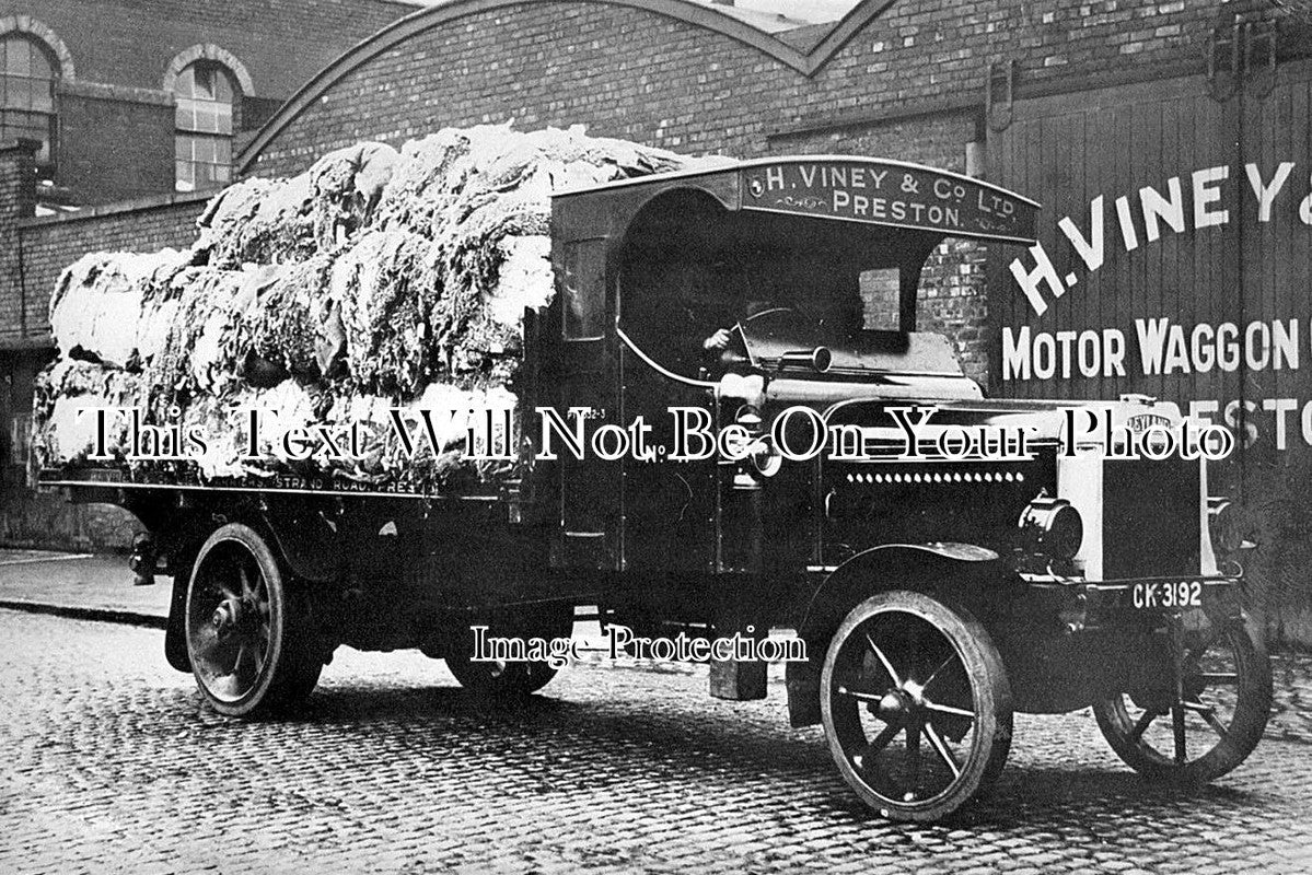 LA 2495 - H Viney & Co Motor Waggon, Preston, Lancashire