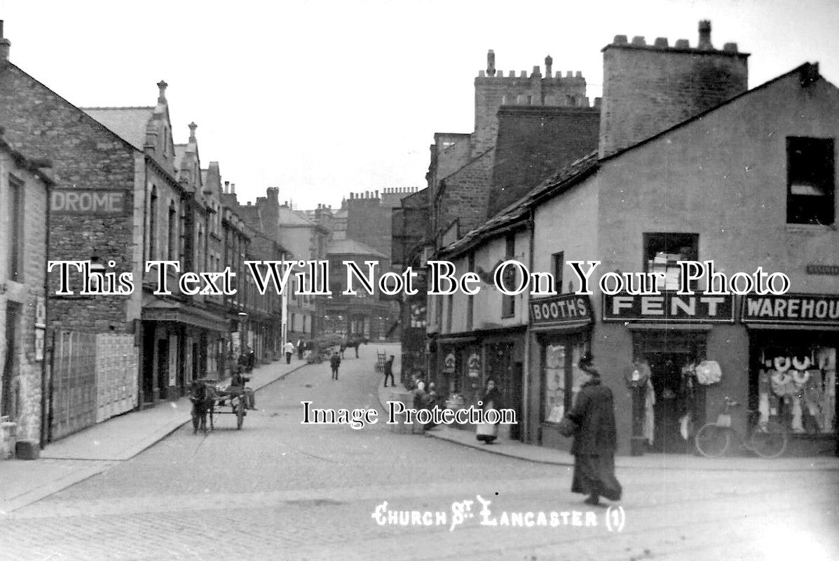 LA 2510 - Church Street, Lancaster, Lancashire c1918