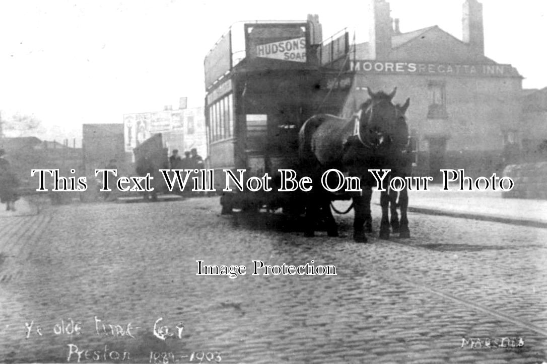 LA 2521 - Ye Olde Time Tram Car, Preston, Lancashire 1889-1903