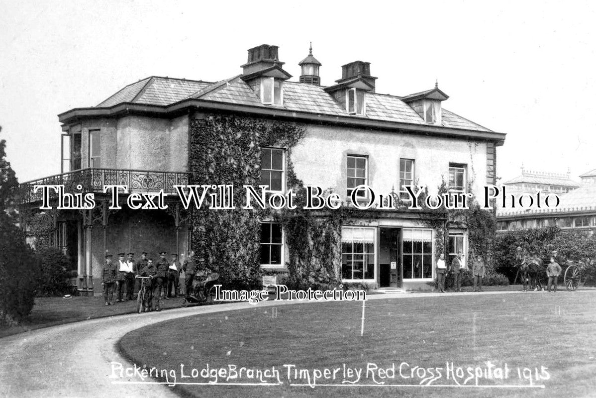 LA 2530 Pickering Lodge WW1 Red Cross Hospital, Timperley, Lancashir JB Archive