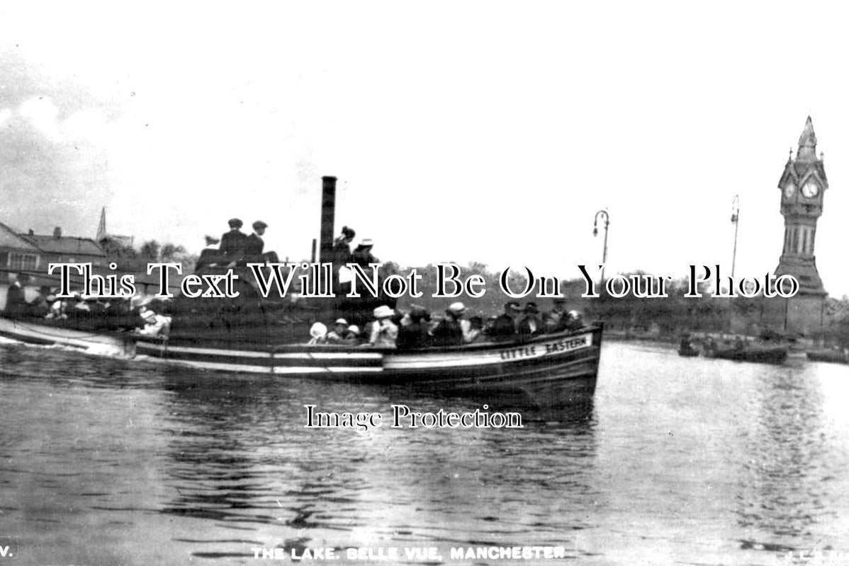 LA 2581 - The Lake, Belle Vue, Manchester, Lancashire
