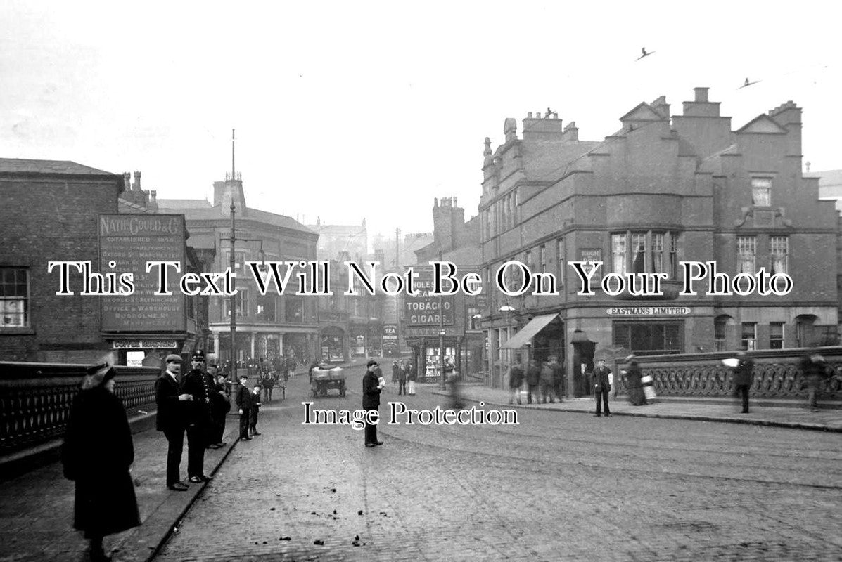 LA 2616 - Lancashire Bridge, Stockport, Lancashire c1907