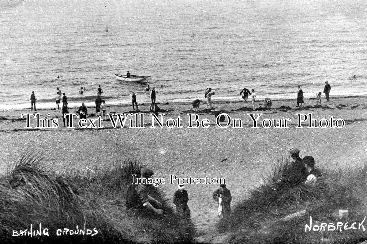 LA 2695 - Bathing Grounds, Norbreck, Blackpool, Lancashire c1916