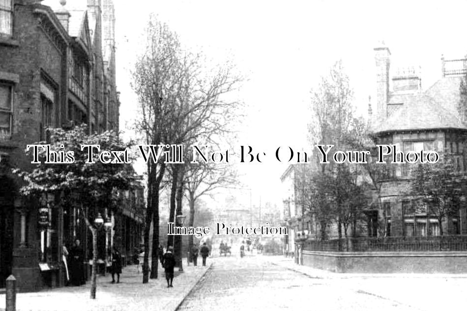 LA 2724 - Station Road, Urmston, Manchester, Lancashire c1904