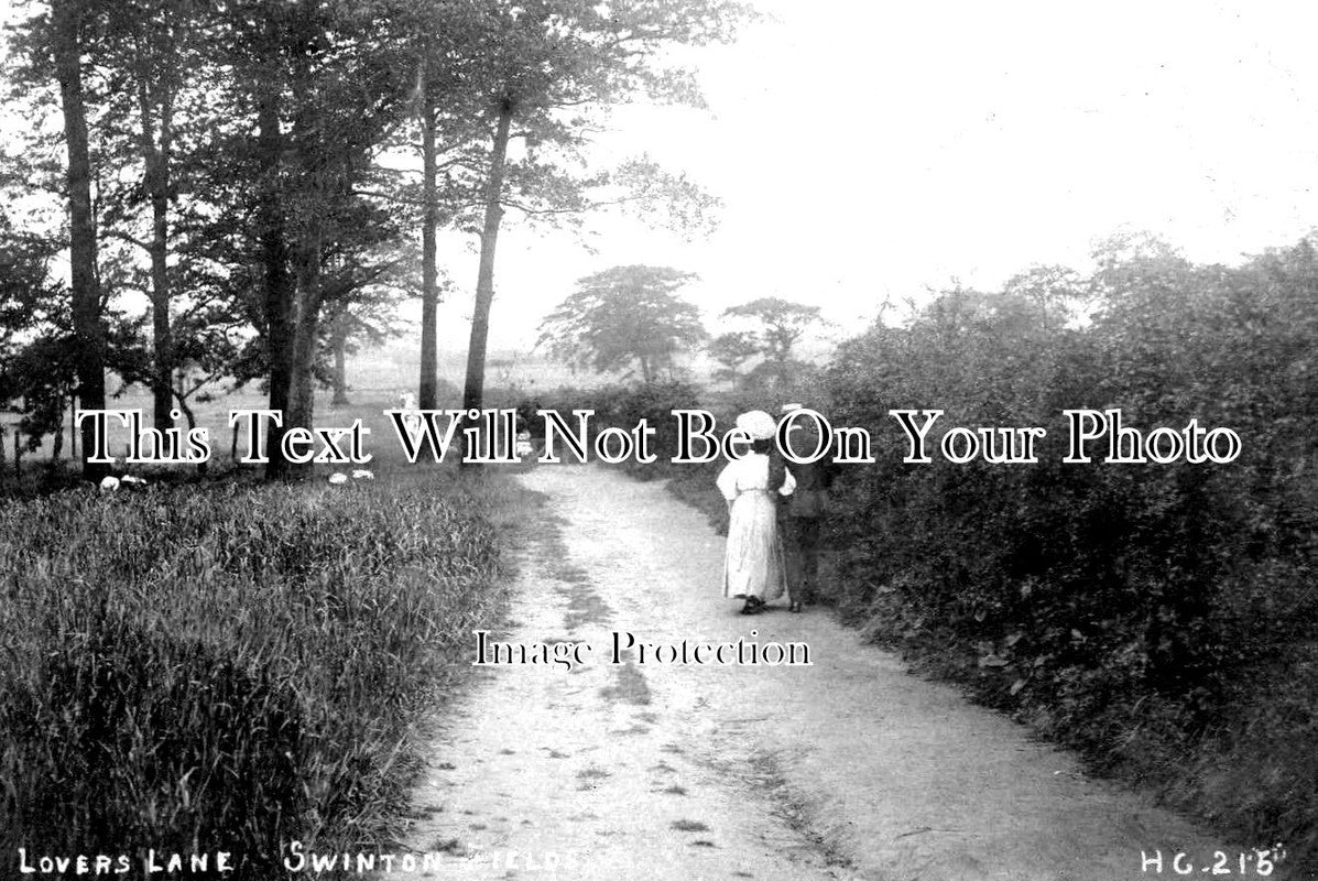 LA 2729 - Lovers Lane, Swinton, Lancashire c1913