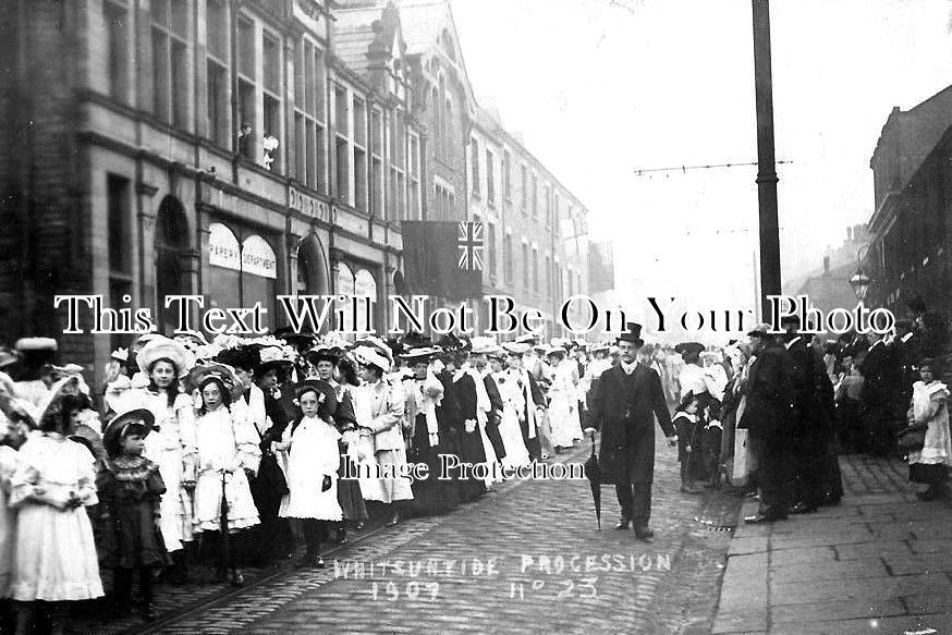 LA 2738 - Whitsuntide Procession, Lancashire c1907