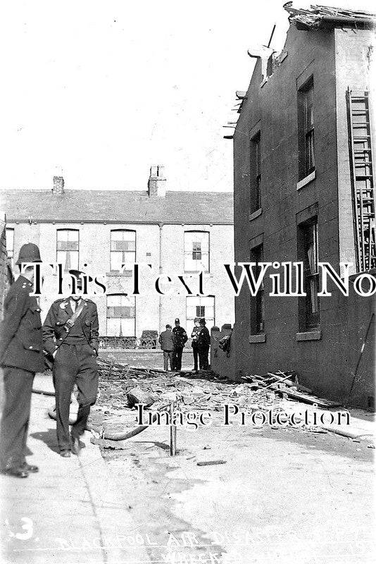 LA 2750 - Blackpool 1935 Air Disaster Wrecked House, Lancashire