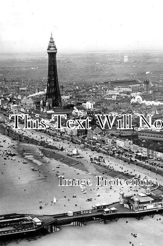 LA 2769 - Aerial View Of Blackpool, Lancashire