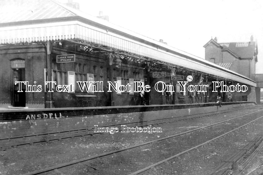 LA 3335 - Ansdell Railway Station, Lancashire c1908