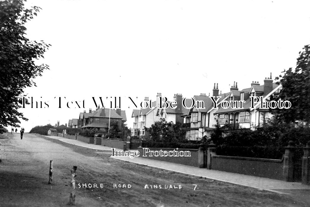 LA 3350 - Shore Road, Ainsdale, Southport, Lancashire c1920