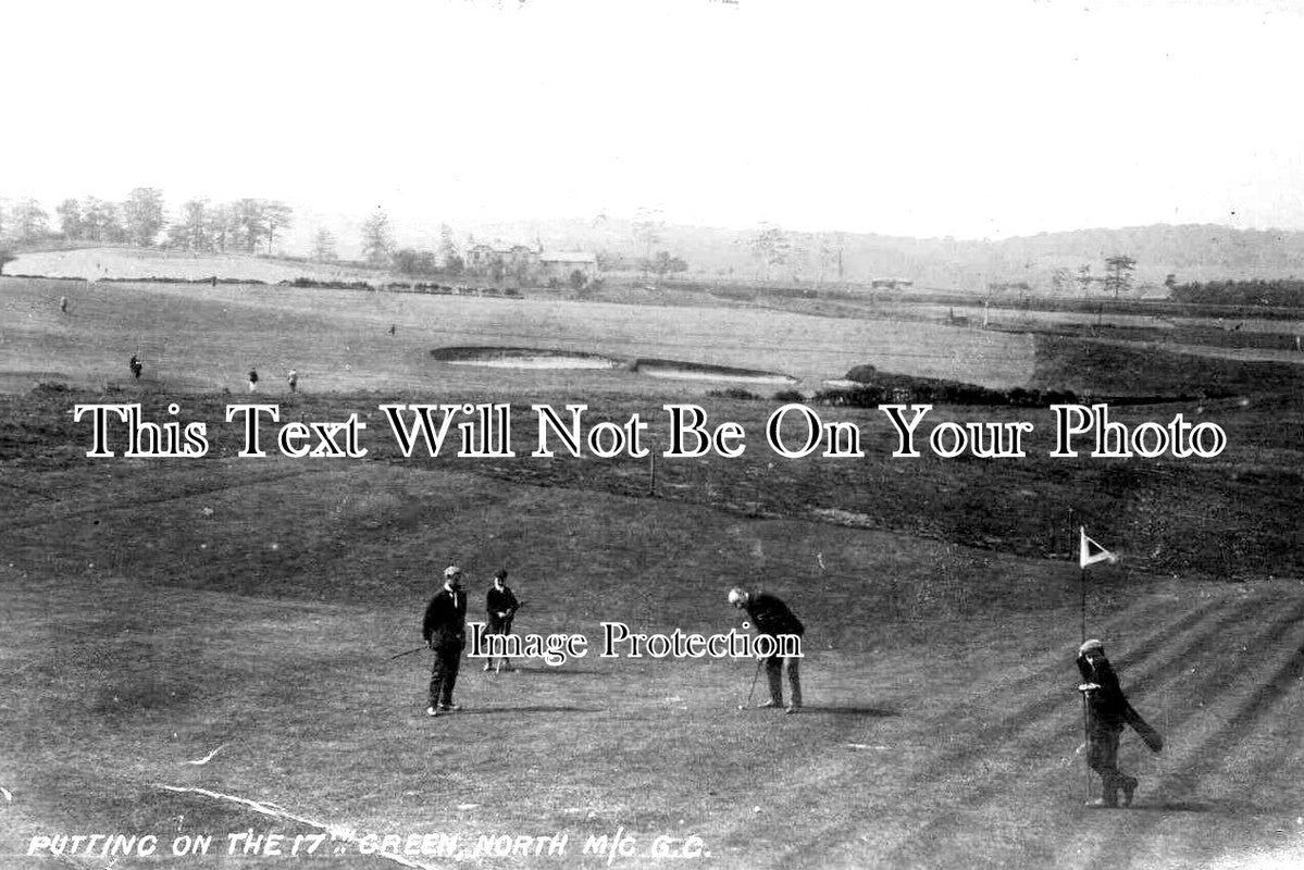 LA 3383 - The 17th Green, Manchester Golf Club, Lancashire