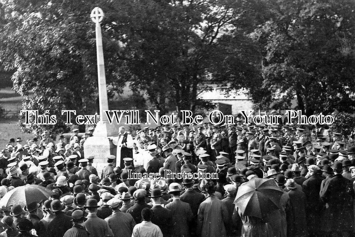 LA 3476 - Foulridge War Memorial Dedication, Lancashire
