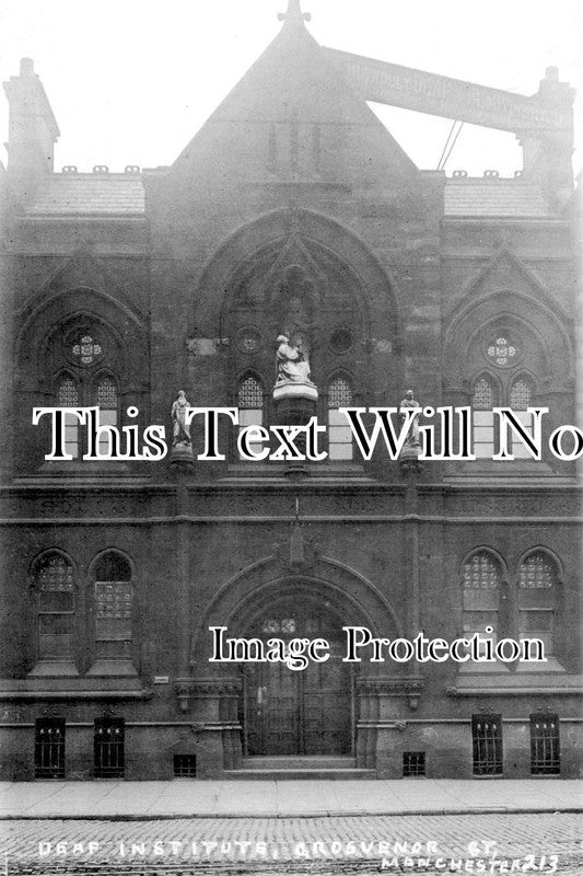LA 3499 - Deaf Institute, Grosvenor Street, Manchester, Lancashire