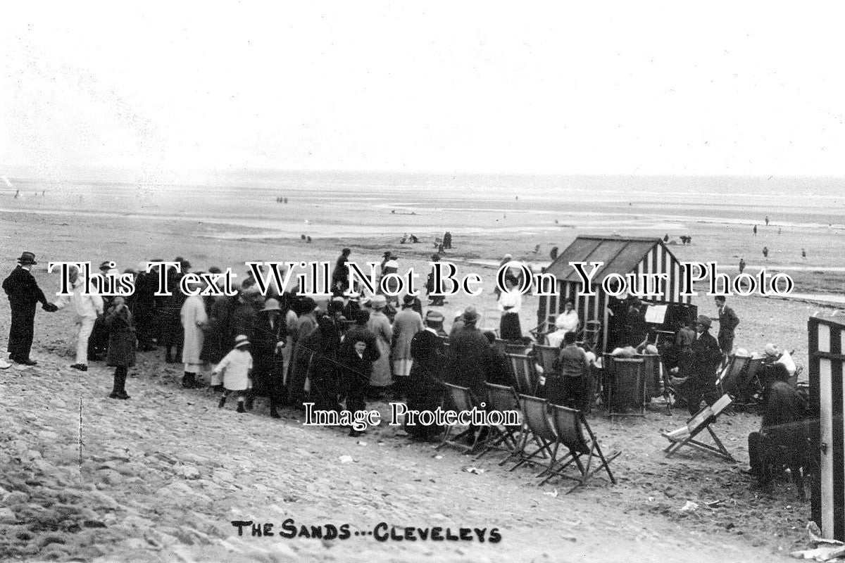 LA 3504 - The Sands, Cleveleys, Lancashire c1927